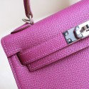 MINIKELLY ANEMONE EPSOM SILVER HARDWARE