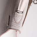 MINIKELLY BETON MATTE ALLIGATOR SILVER HARDWARE