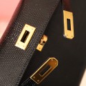 MINIKELLY BLACK LIZARD GOLD HARDWARE