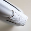 MINIKELLY BLUE BRUME EPSOM SILVER HARDWARE