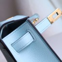 MINIKELLY BLUE ZEPHYR EPSOM GOLD HARDWARE