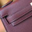 MINIKELLY BORDEAUX EPSOM GOLD HARDWARE