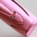 MINIKELLY BUBBLEGUM EPSOM SILVER HARDWARE