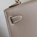 MINIKELLY ETOUPE EPSOM GOLD HARDWARE